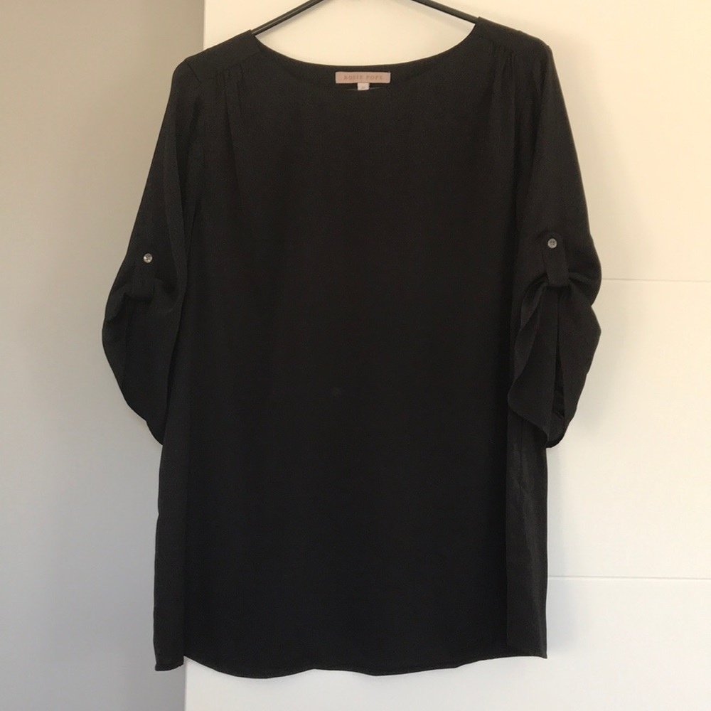 Black Rosie Pope Maternity blouse